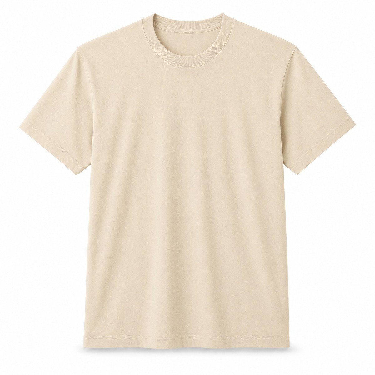 Polo Boxy Hombre Beige / Crema