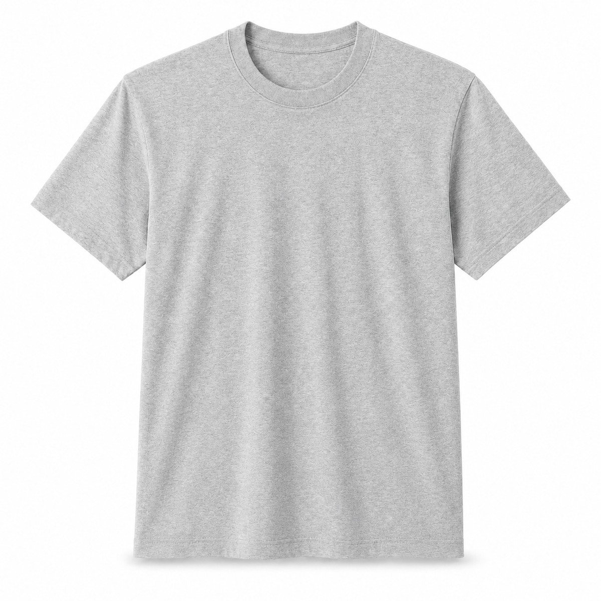 Polo Boxy Hombre Gris Claro / Melange